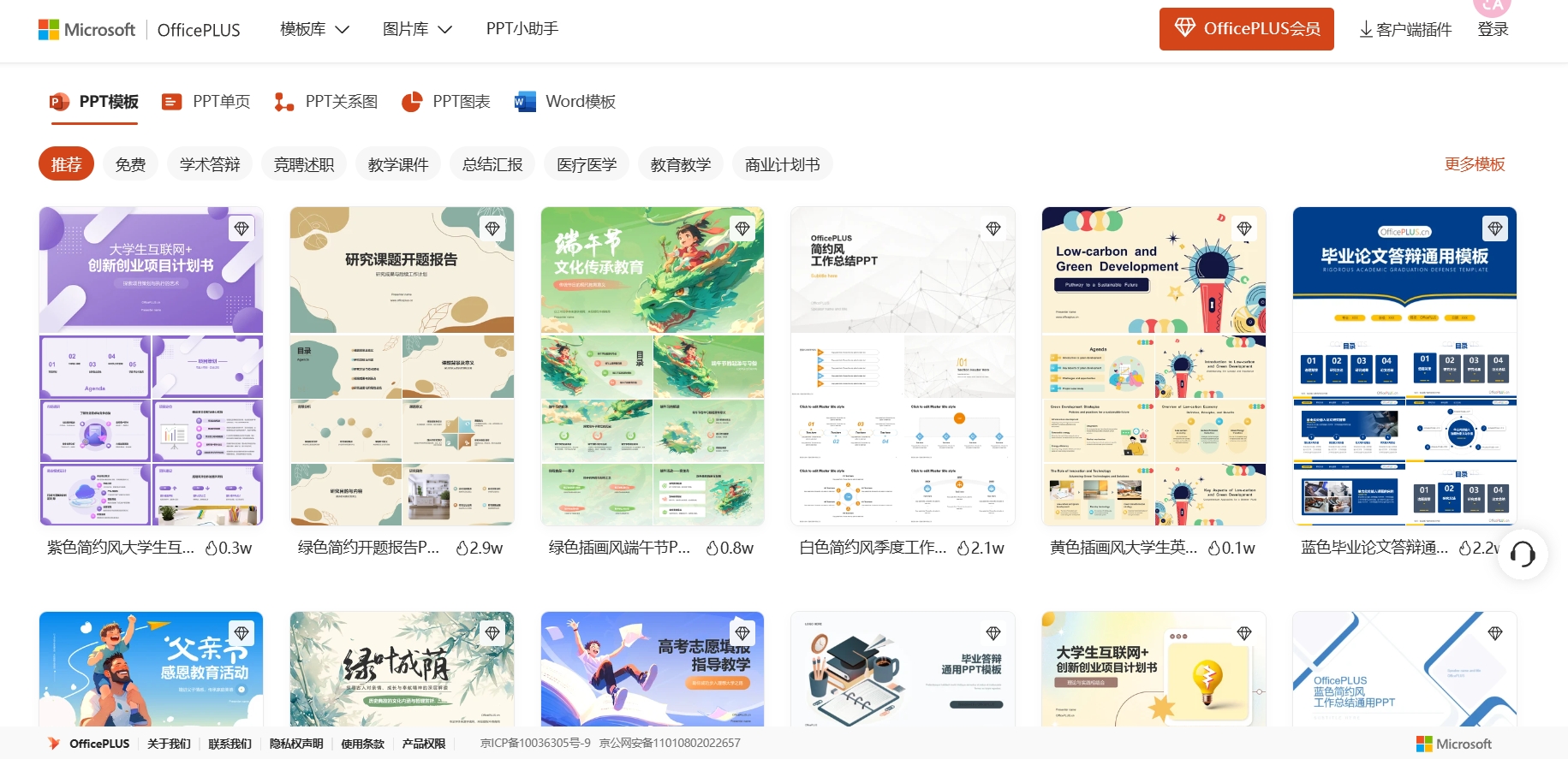 OfficePLUS,OfficePLUS是一个专门为中国Office用户设计的服务平台，提供丰富的高品质原创PPT模板、实用文档、数据图表及个性化定制服务。
