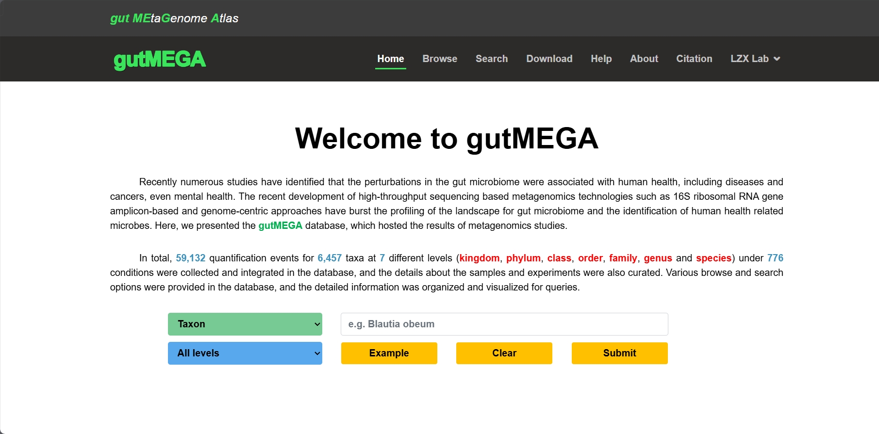 gutMEGA数据库