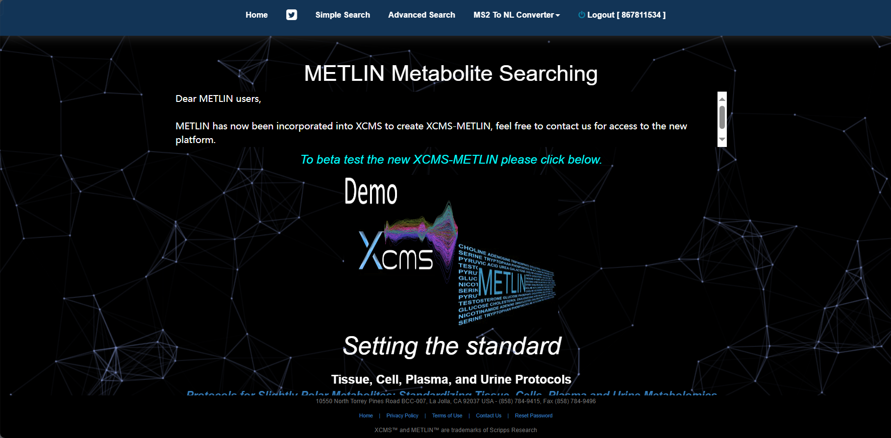 METLIN数据库