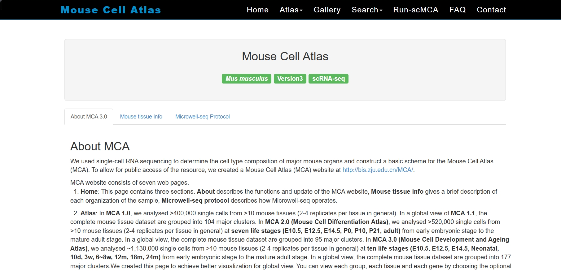 Mouse Cell Atlas